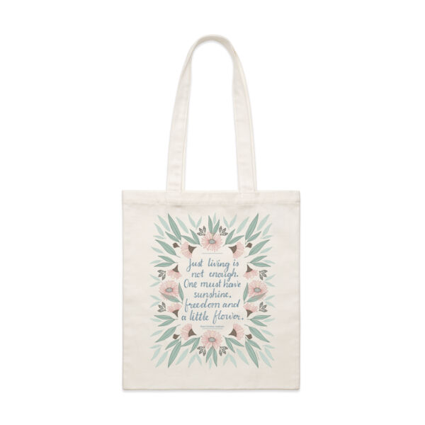 Little Flower Quote Tote Bag Thumbnail